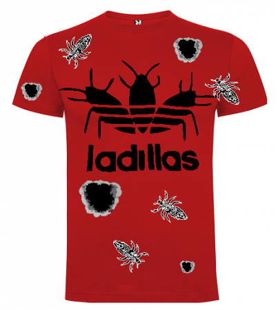 MODELO: LADILLAS CON BELLO PÚBICO (ROJO Y NEGRO)